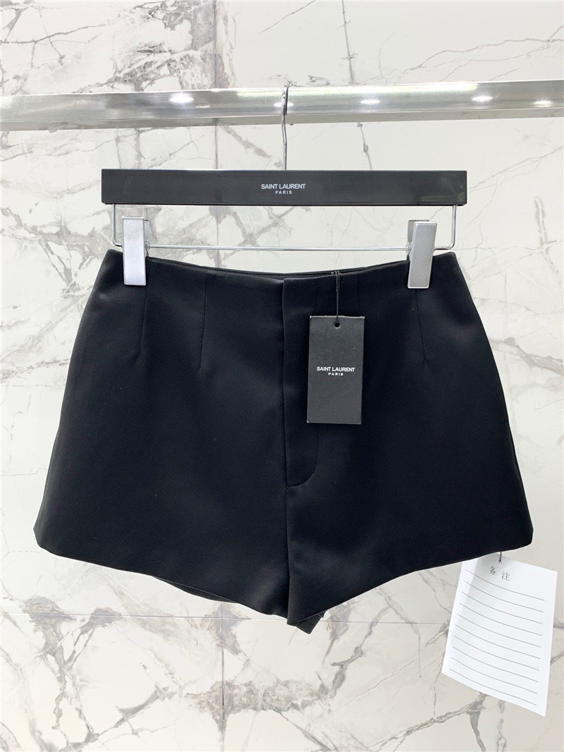 YSL acetate satin shorts replica d&g clothing