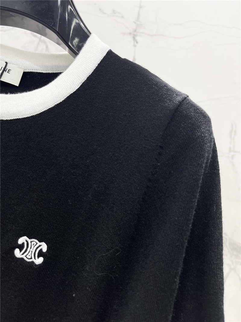 Ce1i*e logo short-sleeve knit top