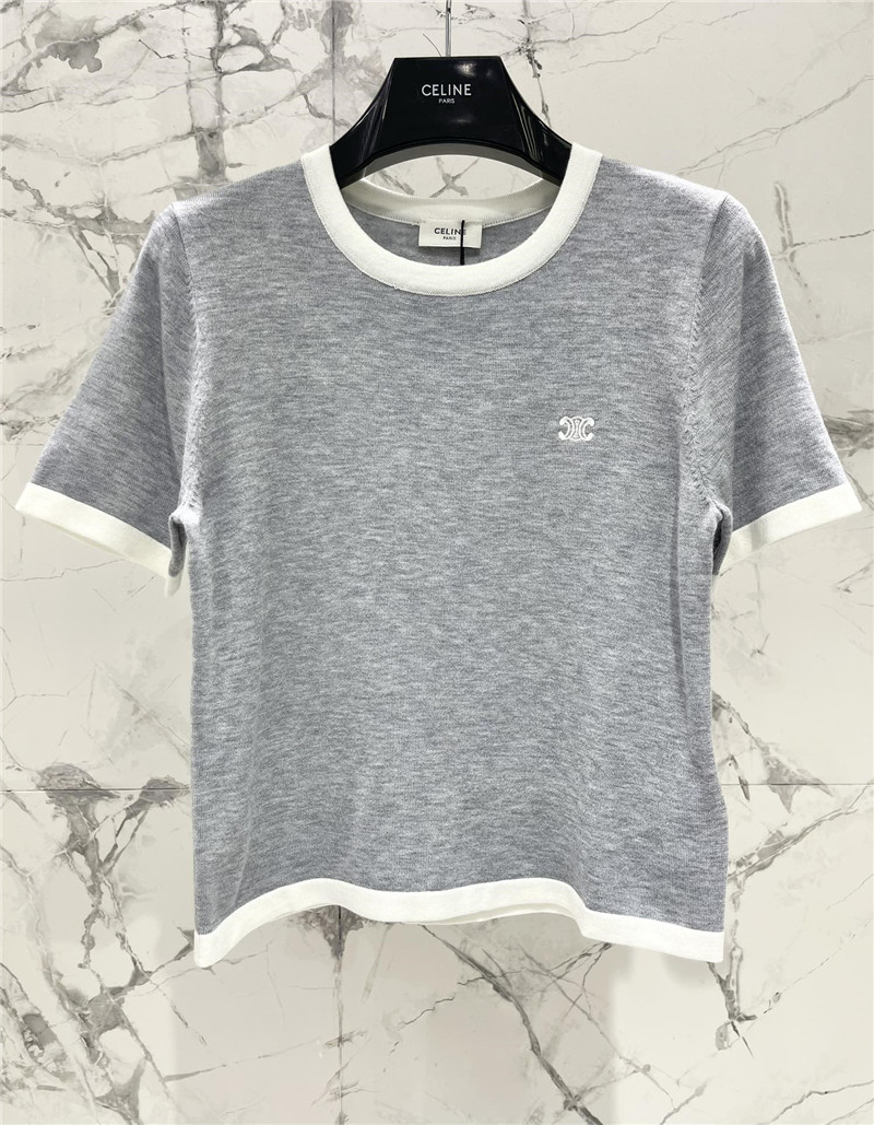 celine contrast color sweater replica d&g clothing