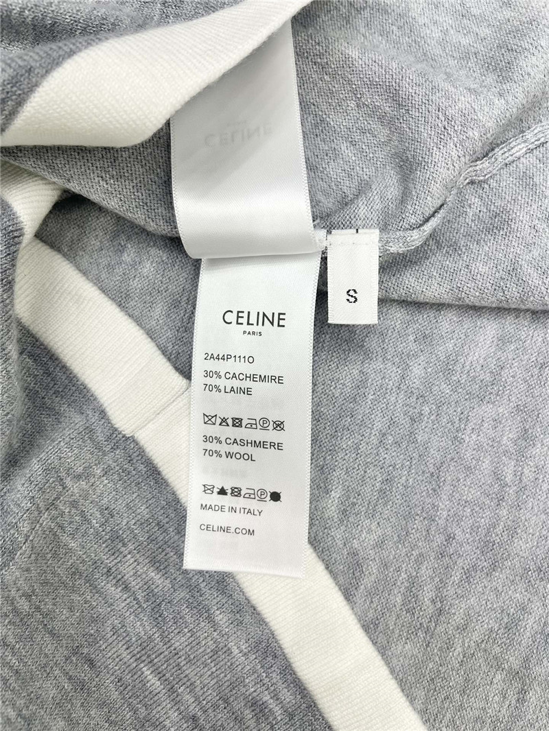 celine contrast color sweater replica d&g clothing
