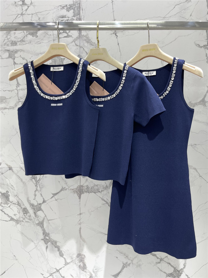 M1um1u new vest dress replica clothes