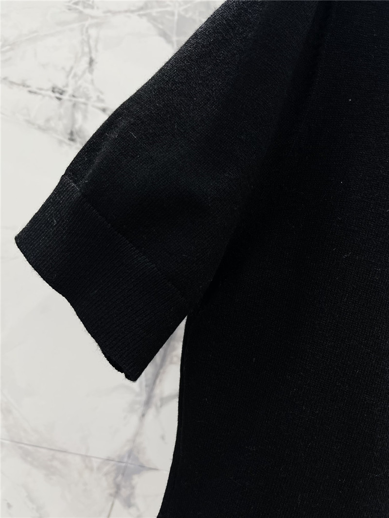 Versace Medusa Plaque Knitted Top black