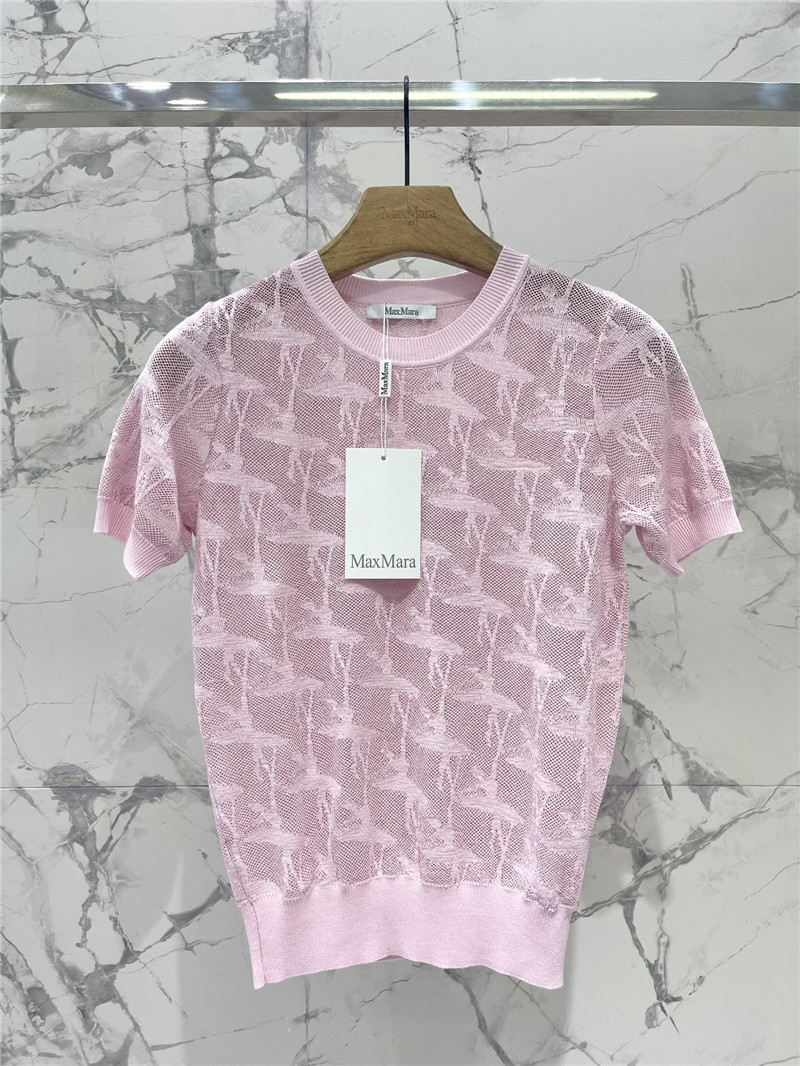 Vanitoo round neck knitted short sleeve replica clothing