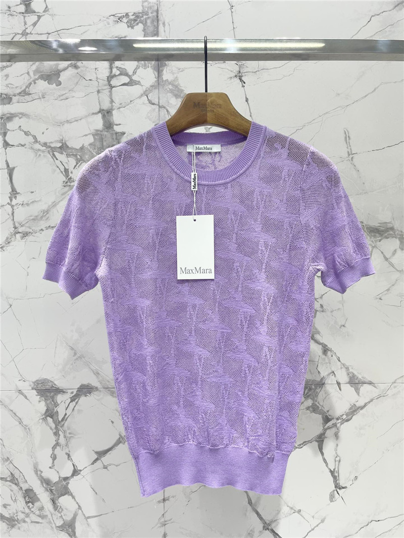 Vanitoo round neck knitted short sleeve replica clothing