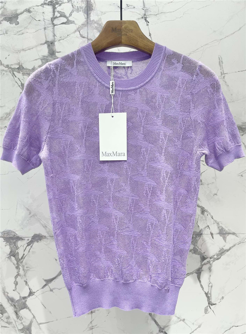 Vanitoo round neck knitted short sleeve replica clothing