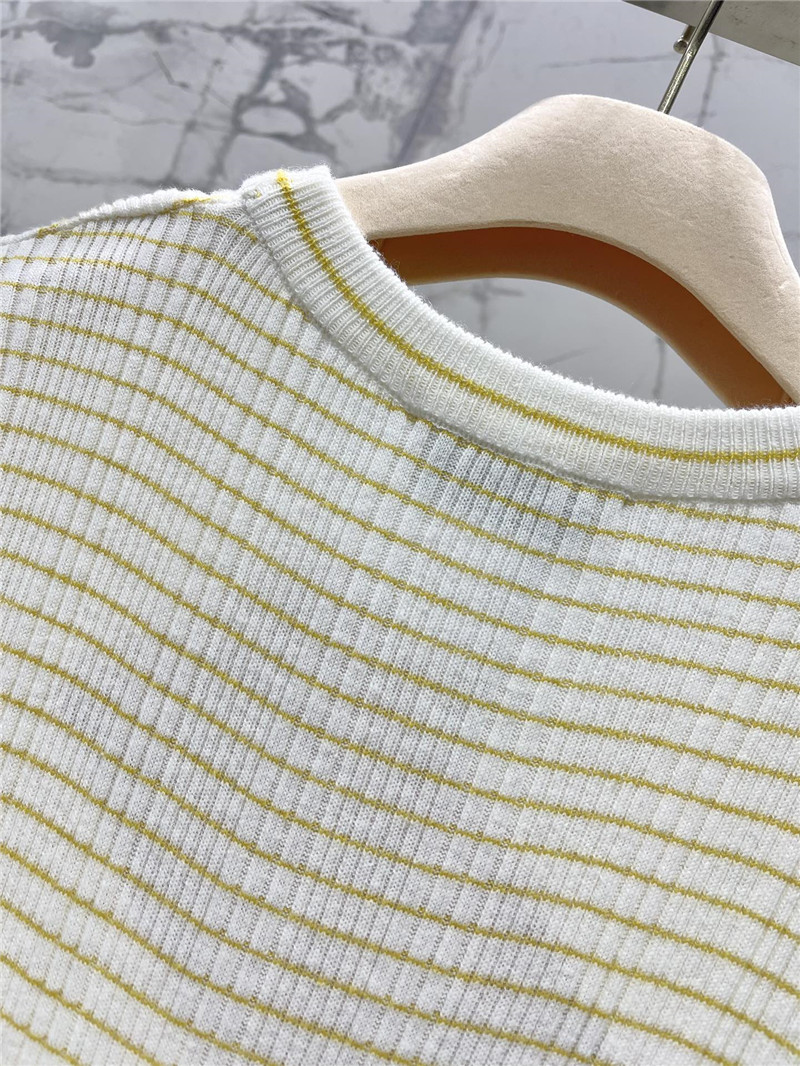 M1um1u short sleeve knitted skirt cheap replica designer clothes