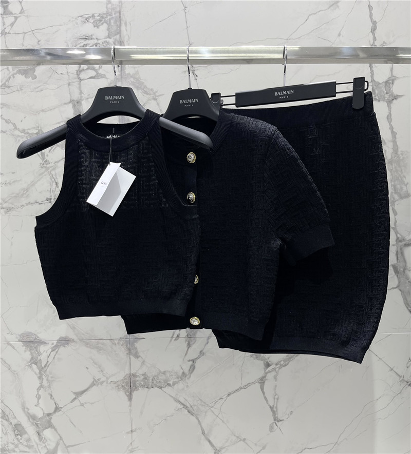 Balmain sleeveless vest cheap replica designer clothes