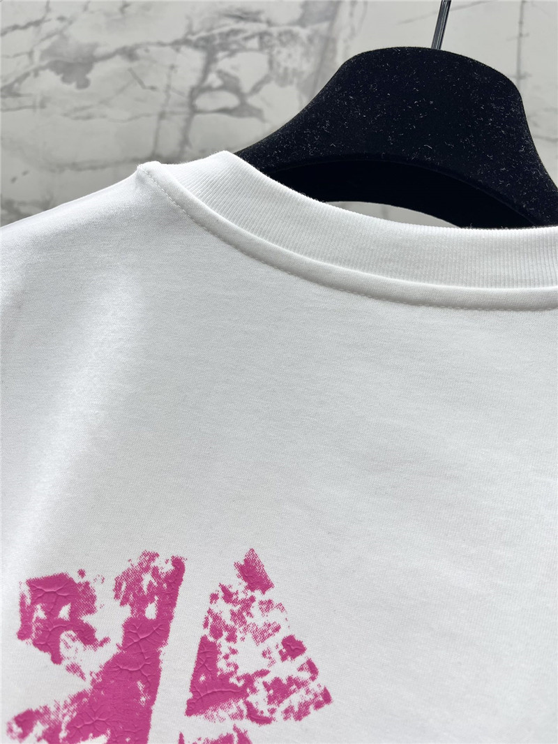 Ba1en*iaga pure cotton round neck short sleeve replica clothing