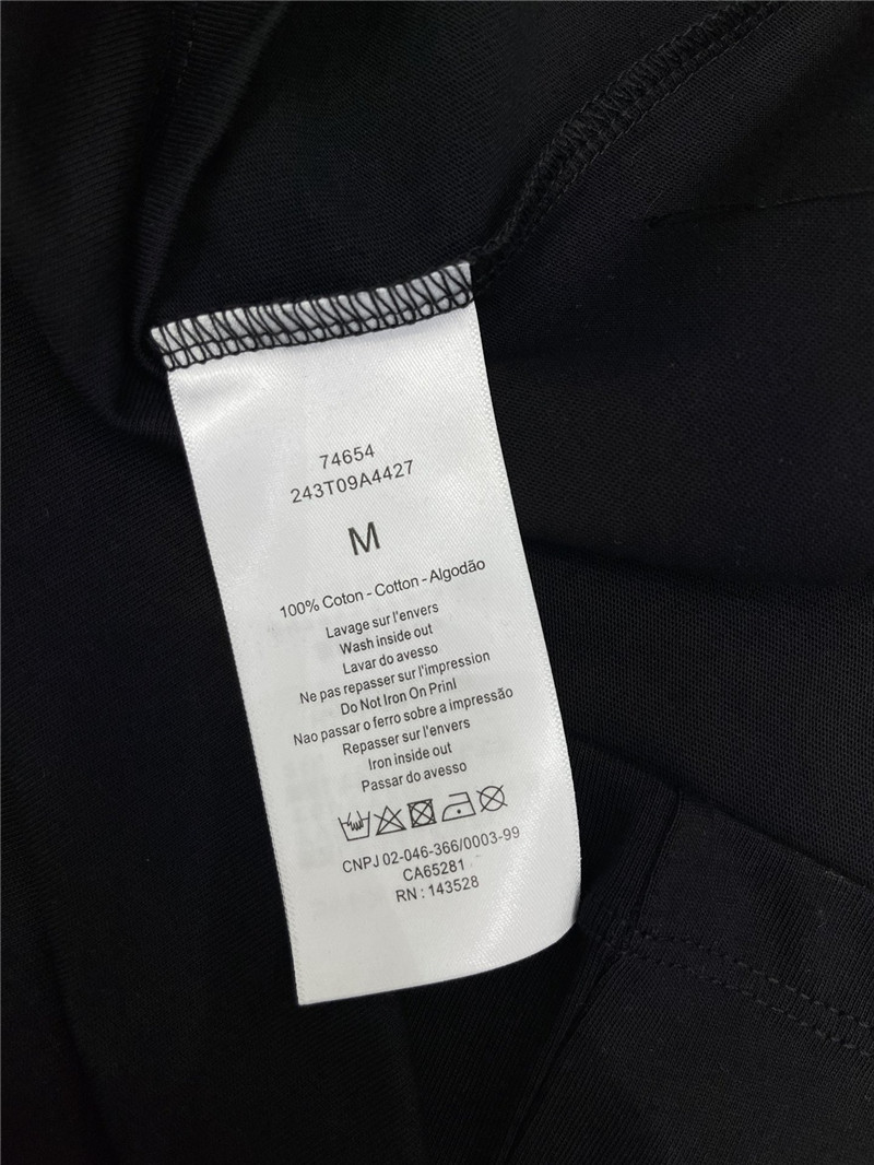 Ba1en*iaga pure cotton round neck short sleeve replica clothing