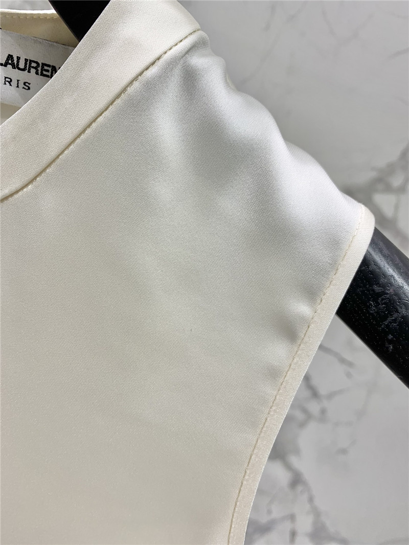 Y51 acetate silk satin top replica designer clothes