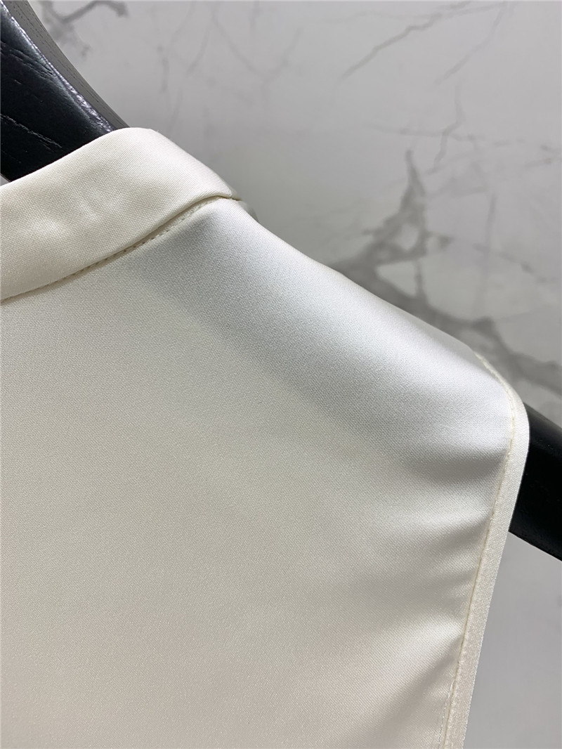 Y51 acetate silk satin top replica designer clothes