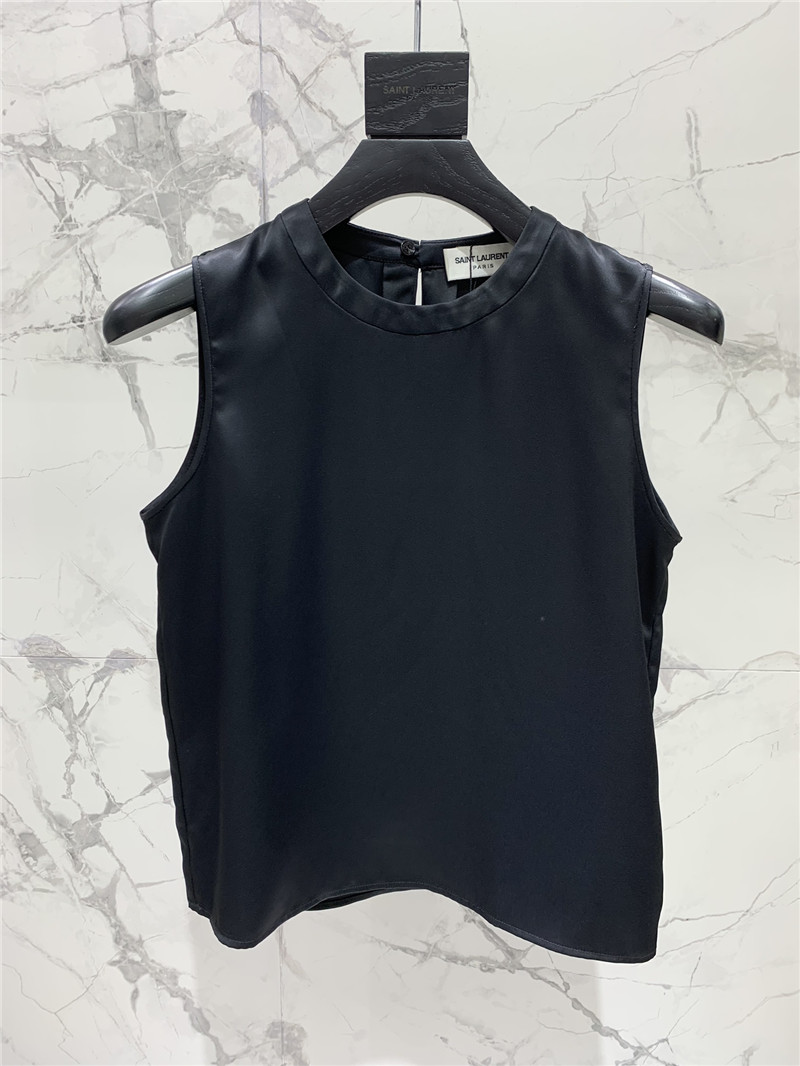 Y51 acetate silk satin top replica designer clothes