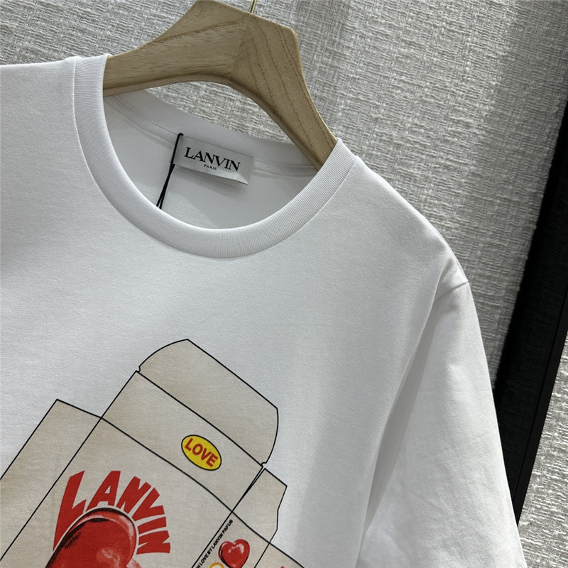 LANVIN printed T-shirt replica d&g clothing