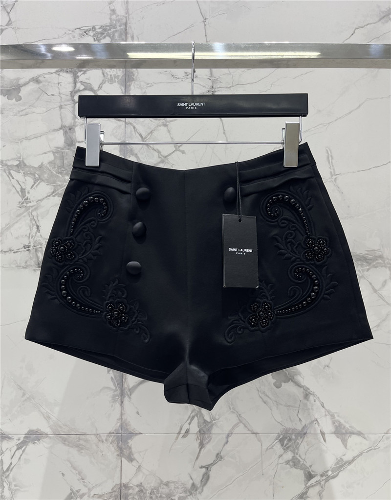 YSL three-quarter shorts replica clothing
