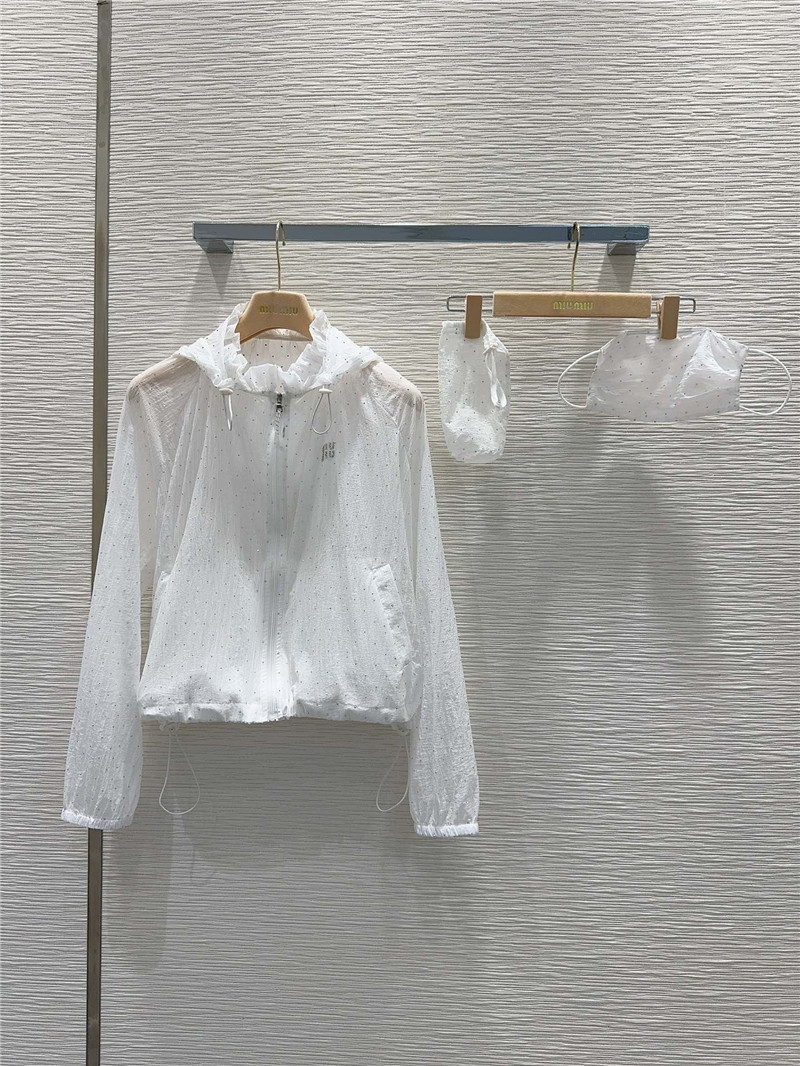 miumiu new sun protection clothing replica designer clothes