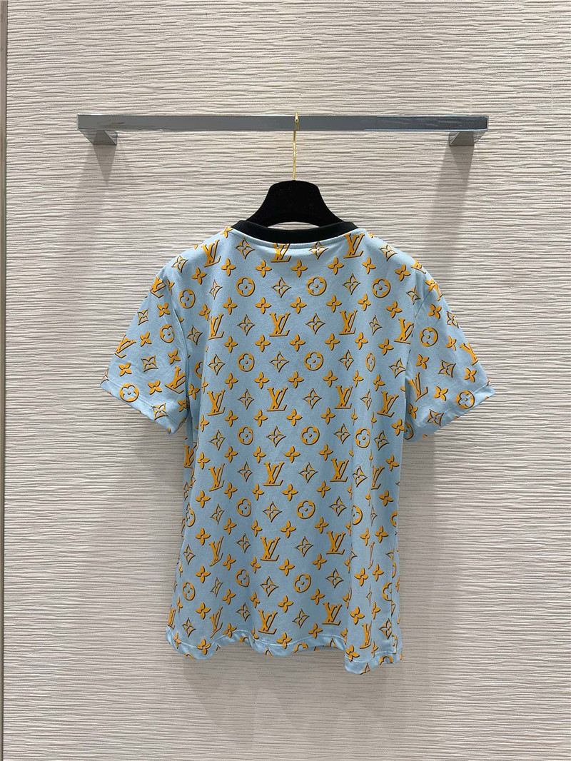 l0vis Vvtt0n lv recycled presbyopia printed t-shirt replicas clothes