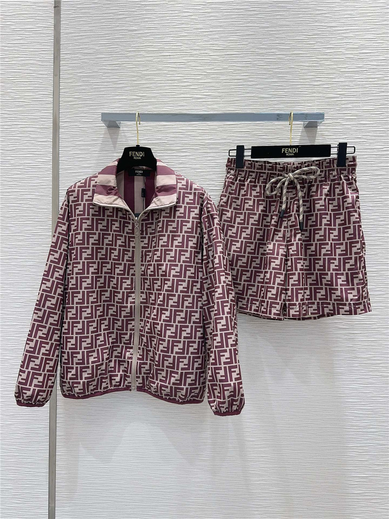 F**di casual sports style suit cheap designer replica clothes