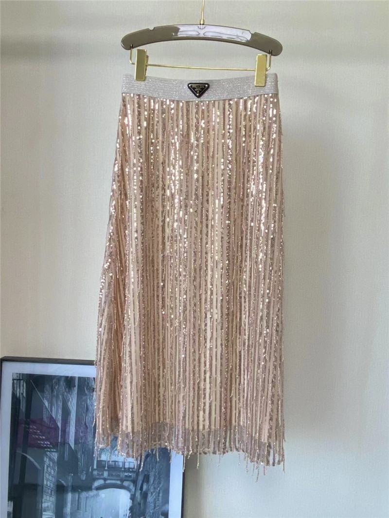 prada beaded sequin long skirt replica d&g clothing
