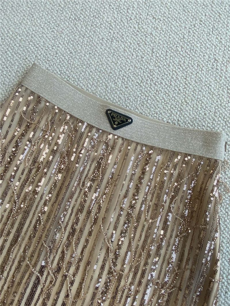 prada beaded sequin long skirt replica d&g clothing