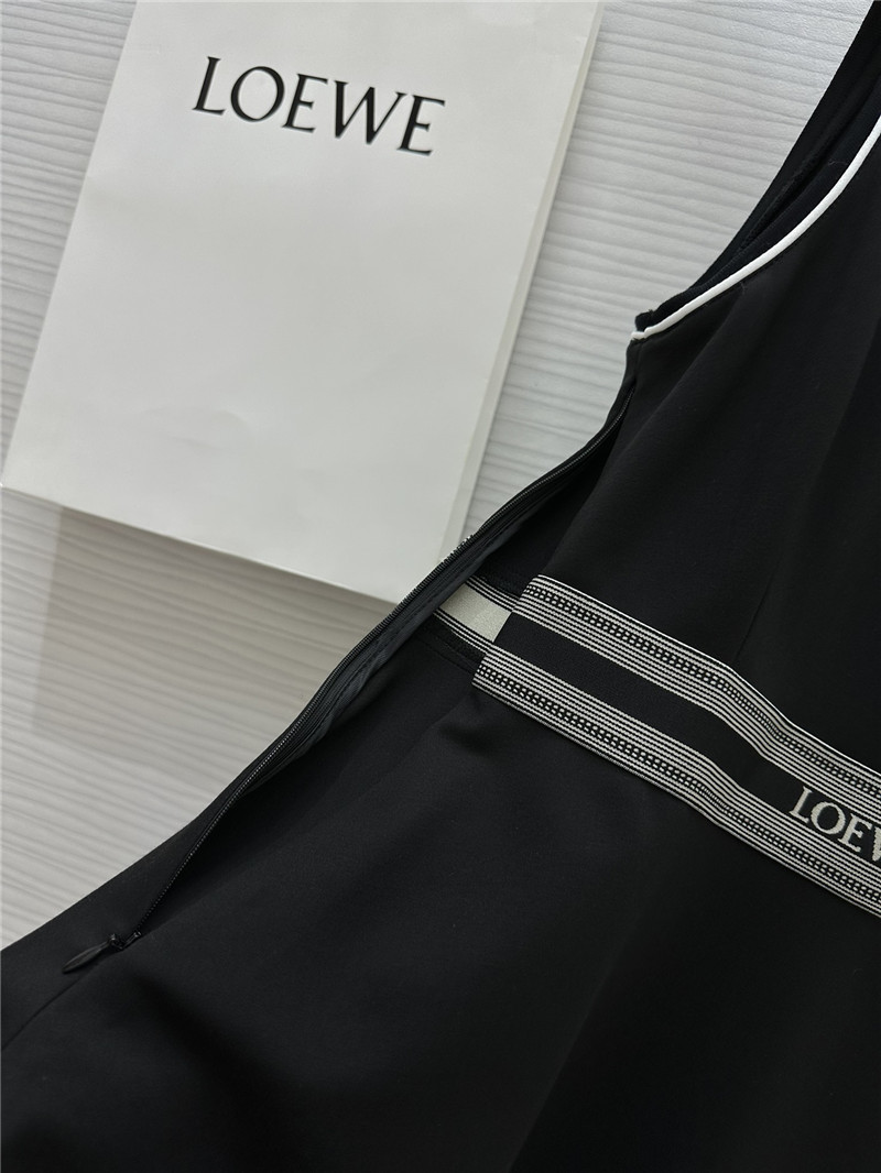 L0ew* logo elastic waist sleeveless dress replica clothing