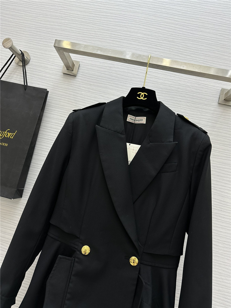Alexander mcqueen blazer replica clothes