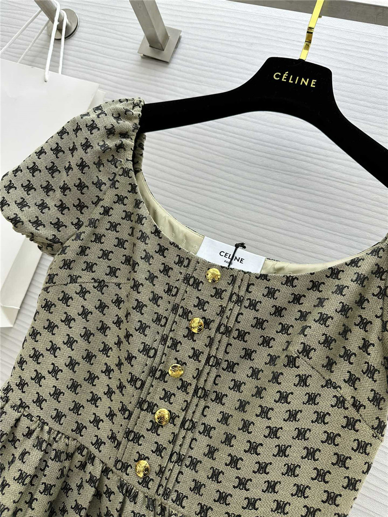 Ce1i*e jacquard dress replica d&g clothing