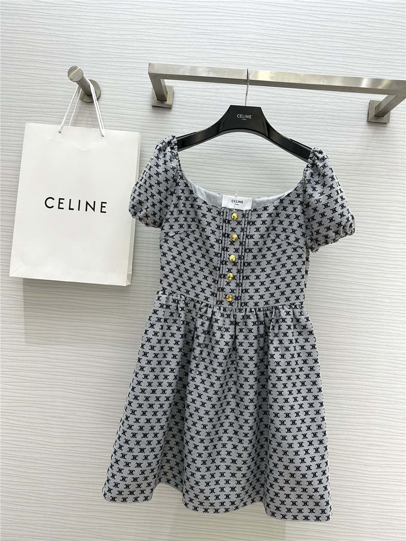 celine jacquard dress replica d&g clothing