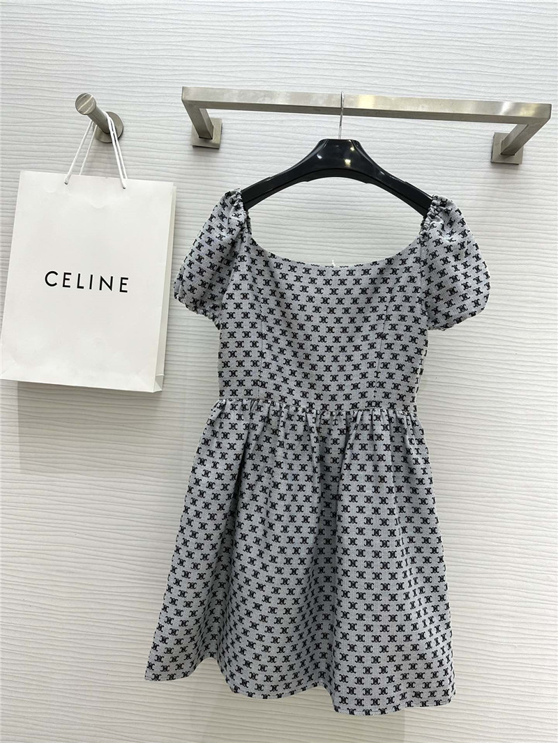 Ce1i*e jacquard dress replica d&g clothing