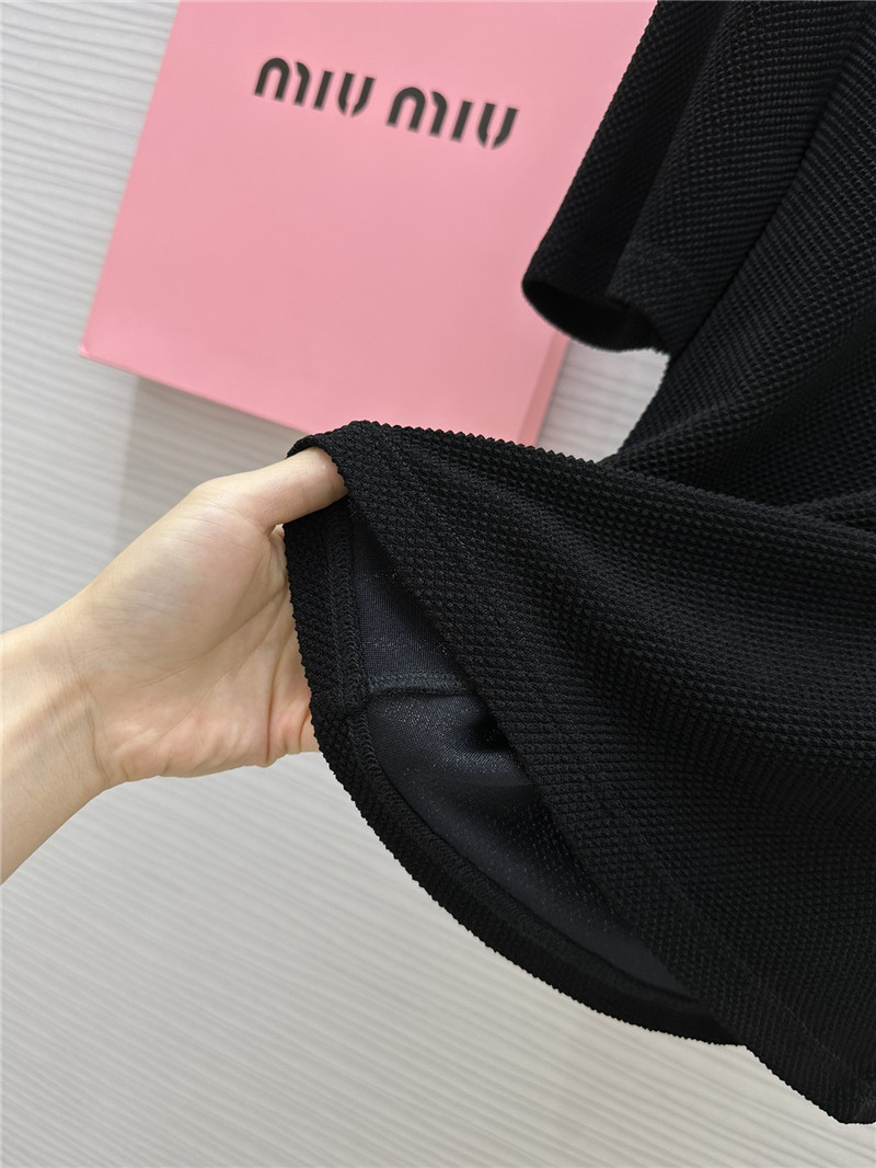 miumiu beaded round neck top replica designer clothes