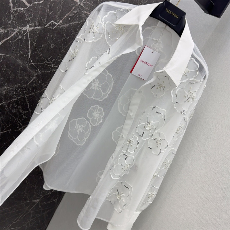 Va1e*ntin0 mesh shirt replica d&g clothing