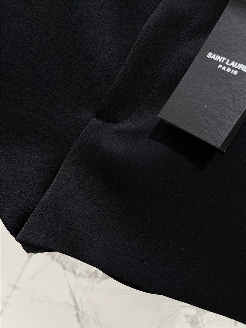 y51 acetate satin D1am0nd button shorts replica d&g clothing