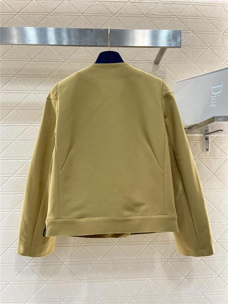 louis vuitton LV double breasted round neck jacket replica clothes