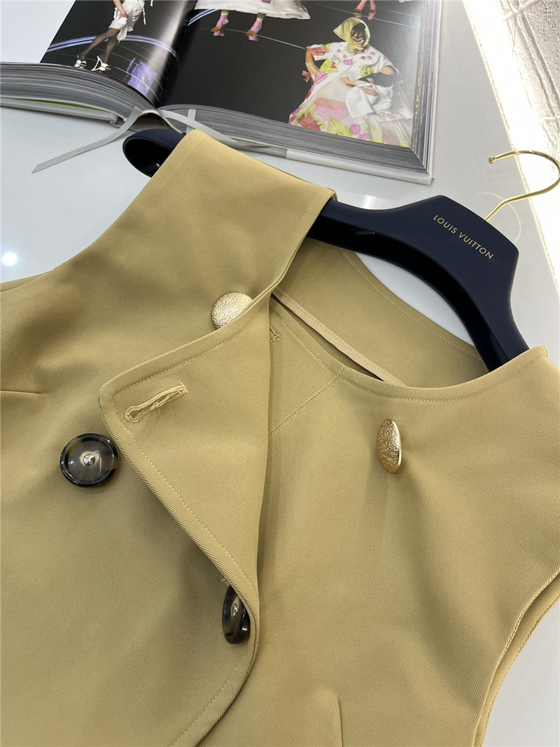 louis vuitton LV double breasted vest replica d&g clothing