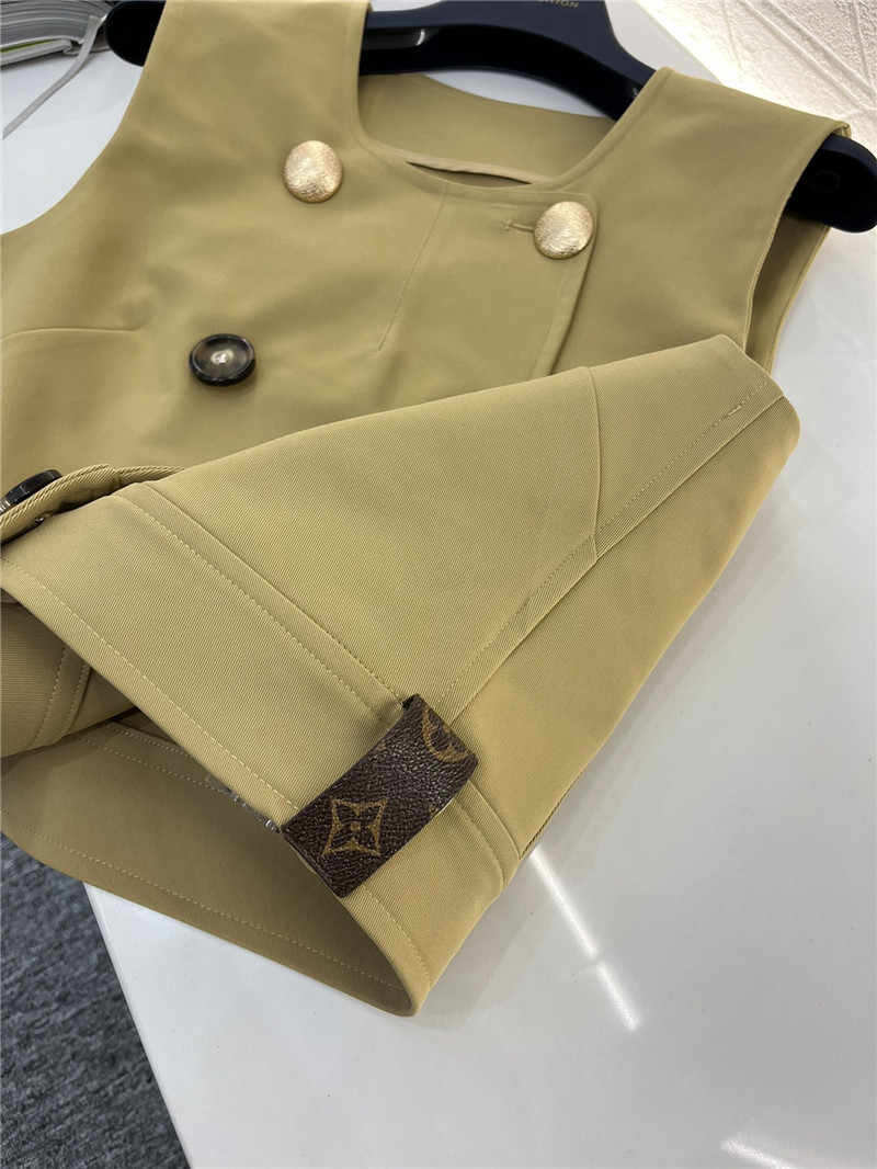 louis vuitton LV double breasted vest replica d&g clothing