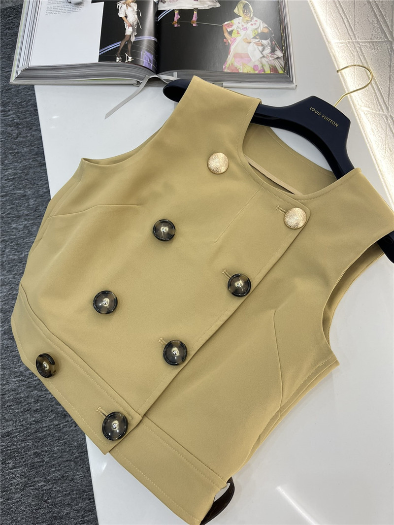 louis vuitton LV double breasted vest replica d&g clothing
