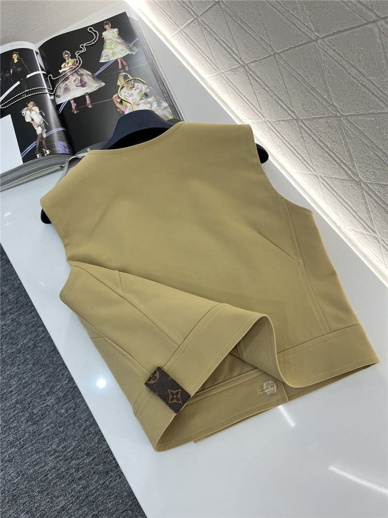 louis vuitton LV double breasted vest replica d&g clothing