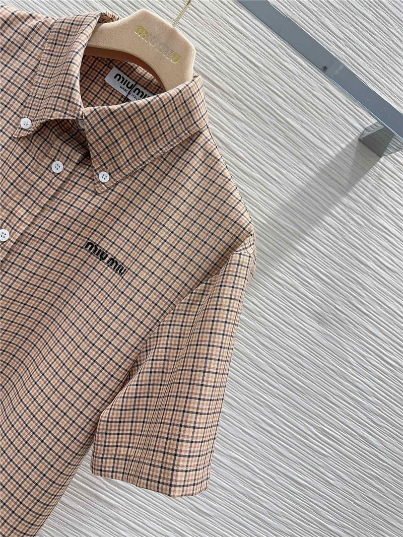 miumiu short sleeve shirt dress replicas clothes