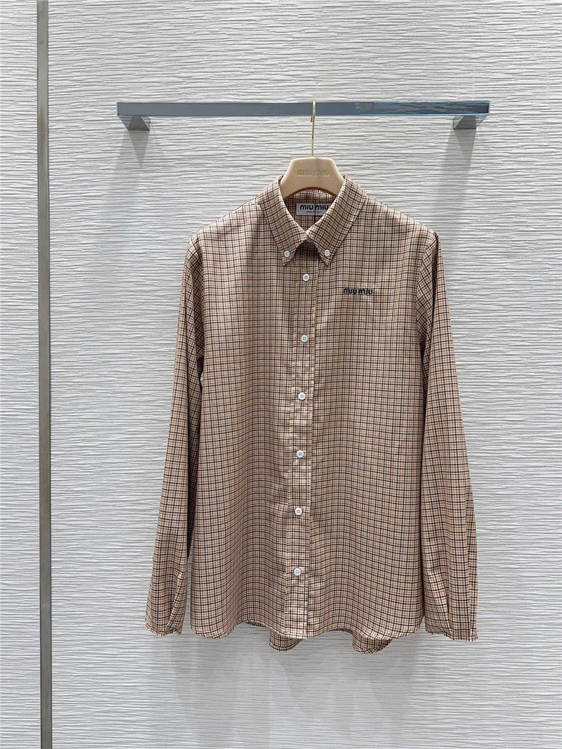 miumiu plaid shirt replica d&g clothing