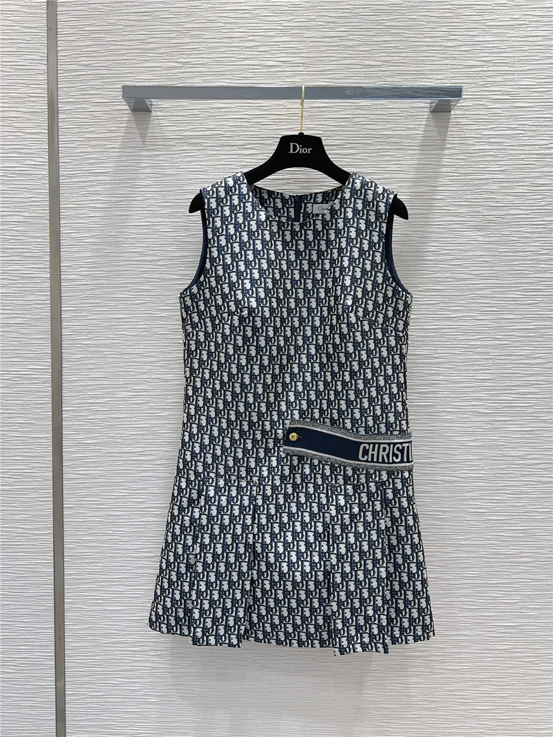 dior sleeveless dress replica designer clothes