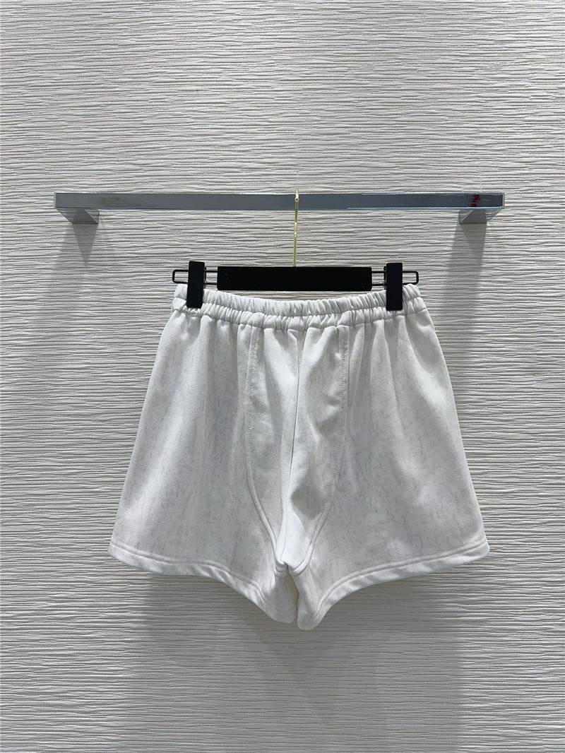 Louis Vuitton White Letter Print T-Shirt Sets