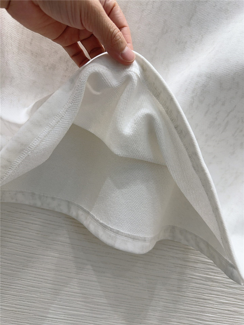 Louis Vuitton White Letter Print T-Shirt Sets