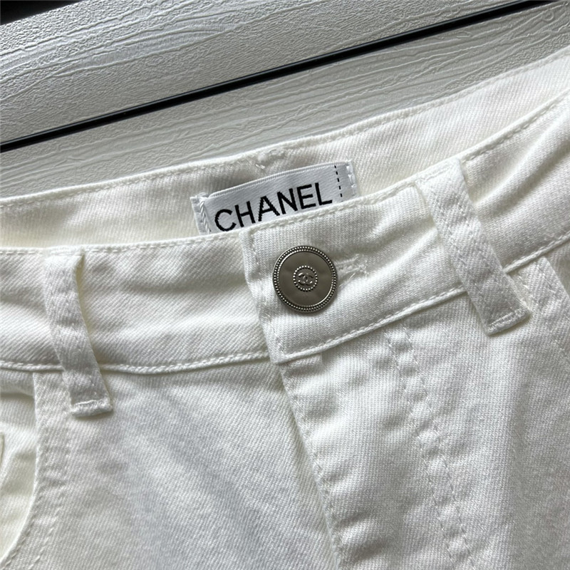 Ch**el handmade high-end jeans replica clothing