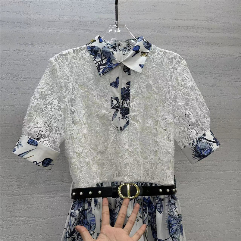 D10r water soluble lace heavy dress replica clothing