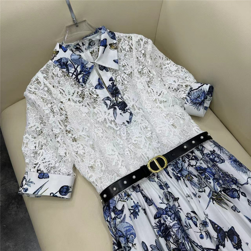 D10r water soluble lace heavy dress replica clothing