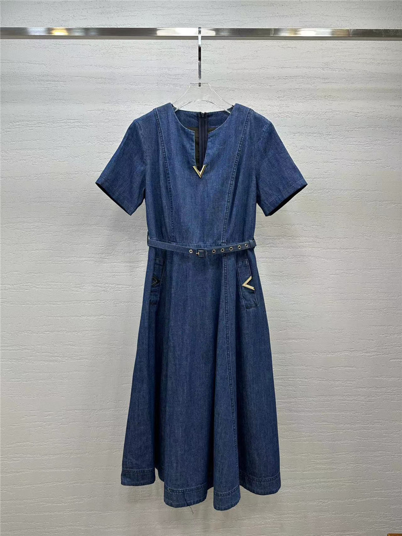 valentino waist-cinching dress replica clothing