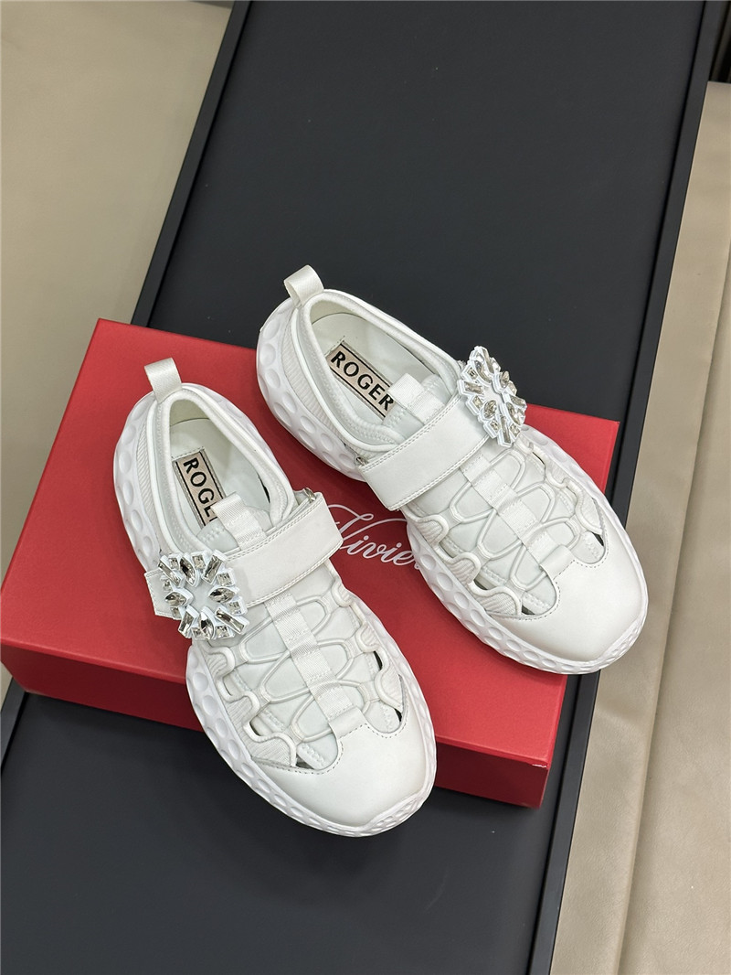 Roger Vivier Diamond Buckle Sneakers