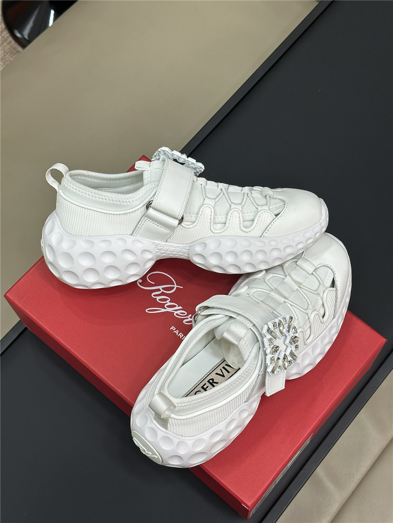 Roger Vivier Diamond Buckle Sneakers