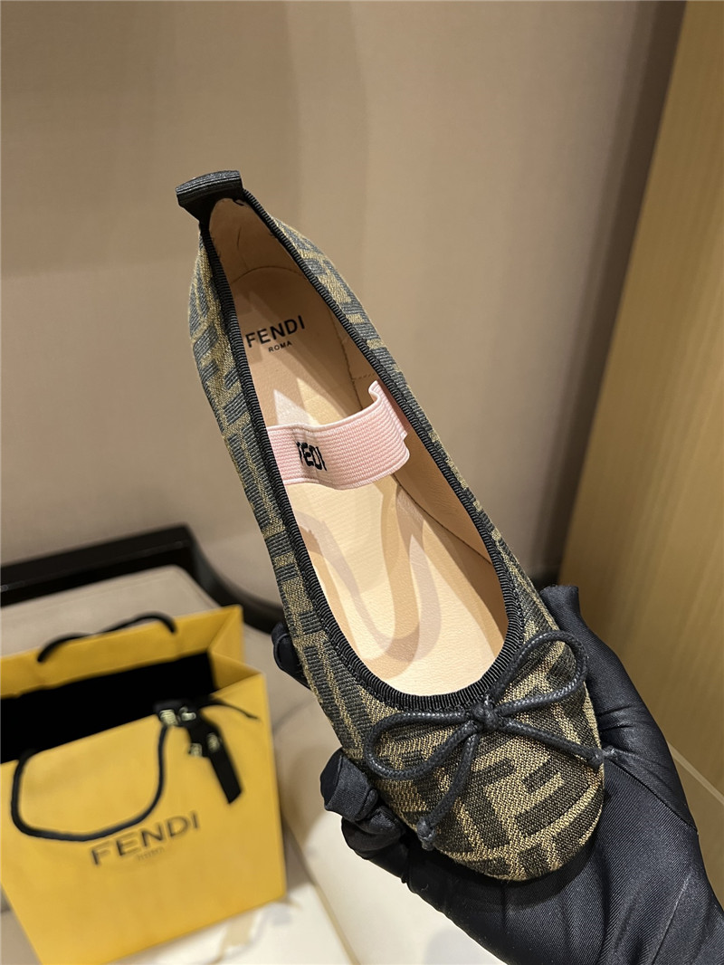 Fendi Junior Ballet Flats