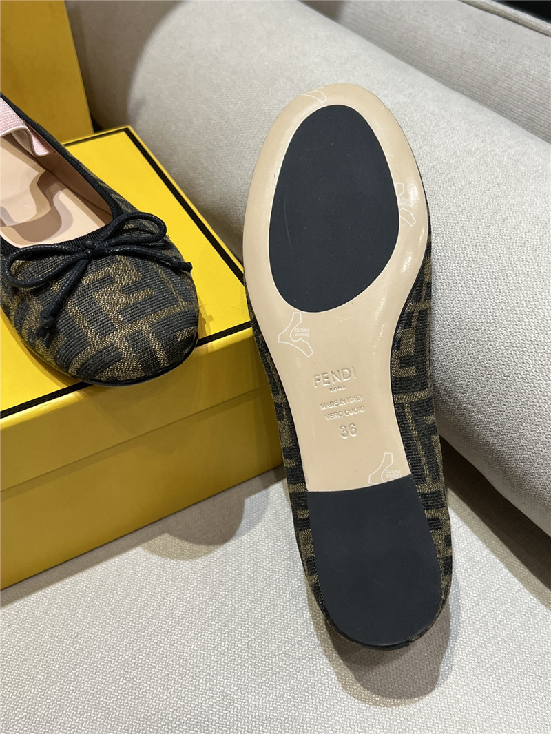 Fendi Junior Ballet Flats