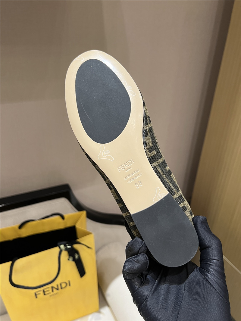 Fendi Junior Ballet Flats